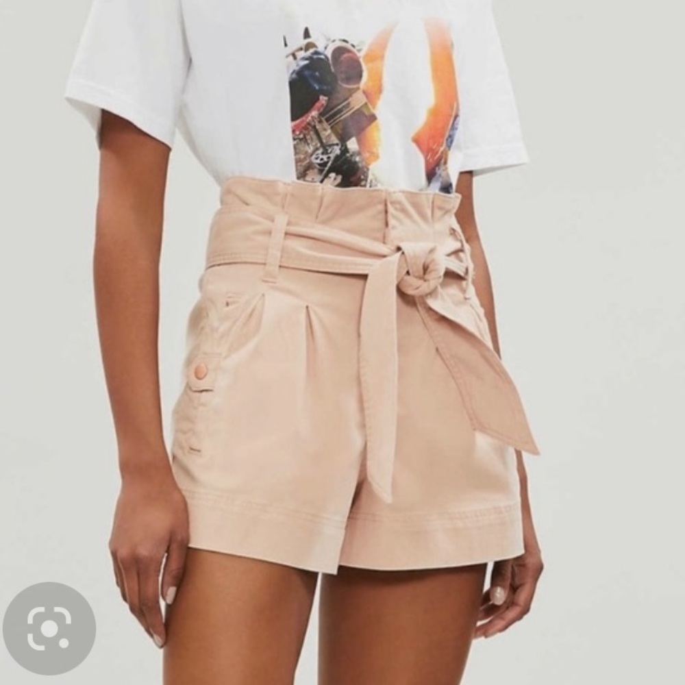 Top Shop Paper Bag Shorts